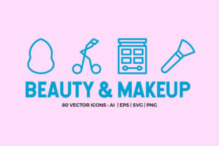 80 Beauty Makeup Line Icons: An Embroidery Review
