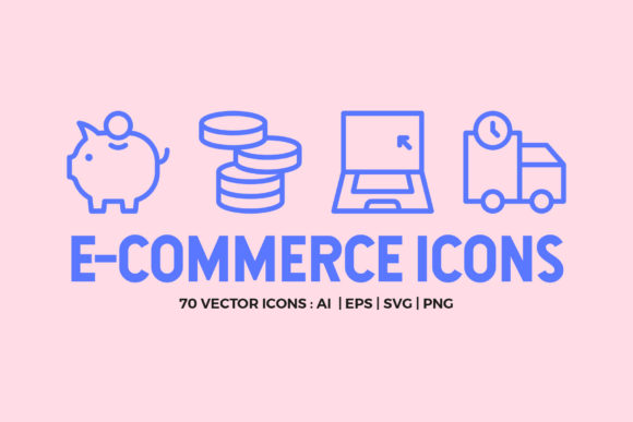 E-Commerce Line Icons: Graphics for Modern Branding