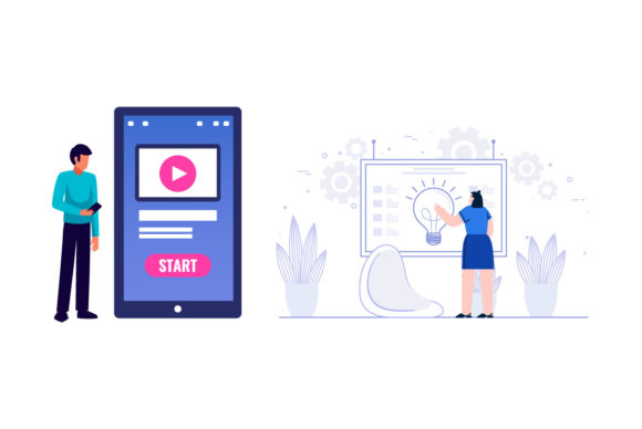Flat Illustration Bundle-04: Graphics for Editorial Use