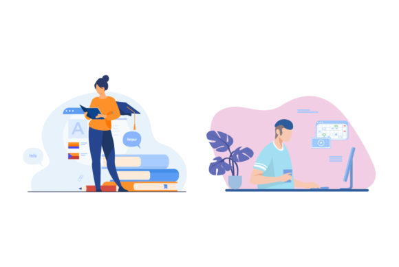 Flat Illustration Bundle-08: Graphics & Illustrations Review