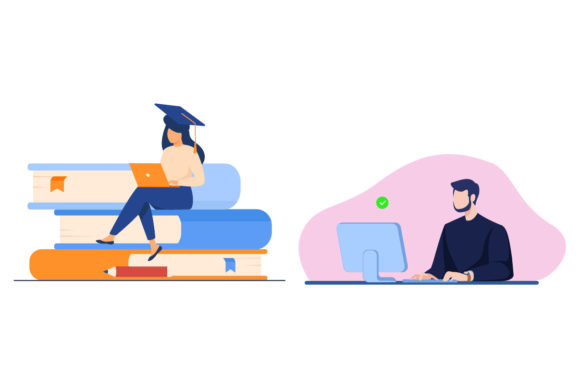 Flat Illustration Bundle-09: Graphics for Editorial Use