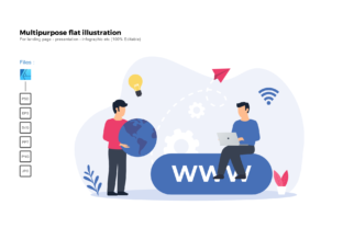 Flat Illustration Domains: Graphics for Digital Products