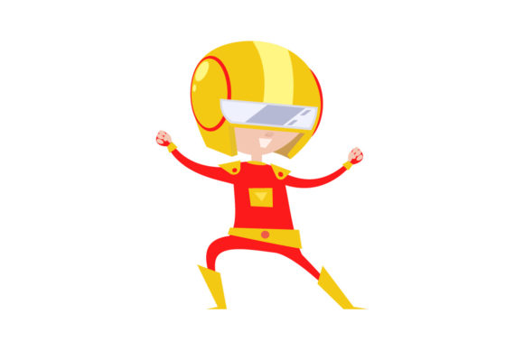 Flat Illustration Super Hero-01: Graphics & Illustrations Review