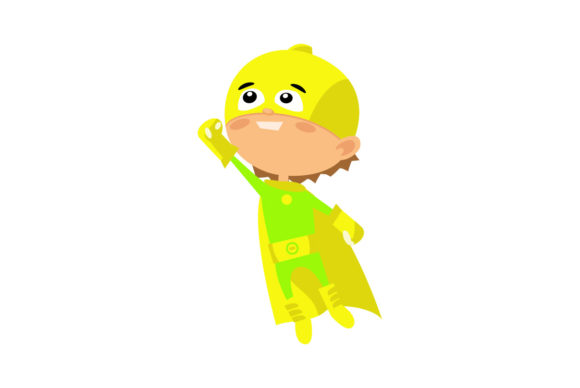 Flat Illustration Super Hero-03 Graphics Review