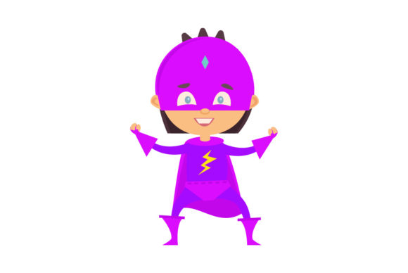 Flat Illustration Super Hero-04: Graphics & Illustrations Review