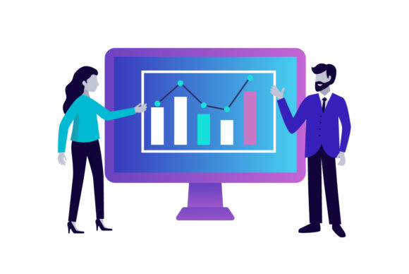 Flat Illustration Work from Home-01 Graphics Review