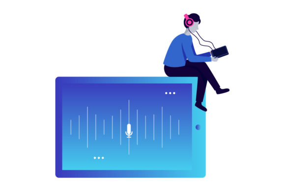 Flat Illustration Work from Home-03 Graphics Review
