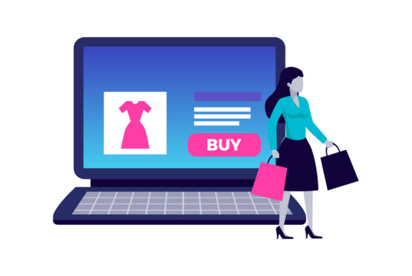 Flat Illustration Work from Home-08 Graphics Review