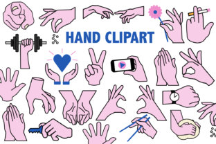Hands Clipart Graphics and Icons for Crafters
