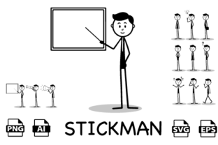 Office Stickman Graphics: Editorial Illustrations Review