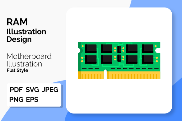 RAM Illustration Design Flat Style Graphics Review