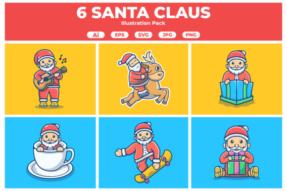 Santa Claus Illustration Collection: Graphics Review